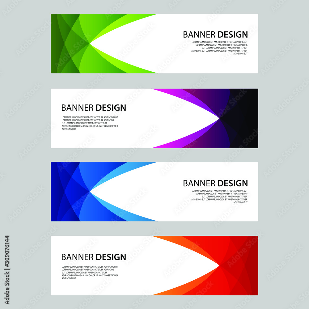 Vector Abstract design banner web template