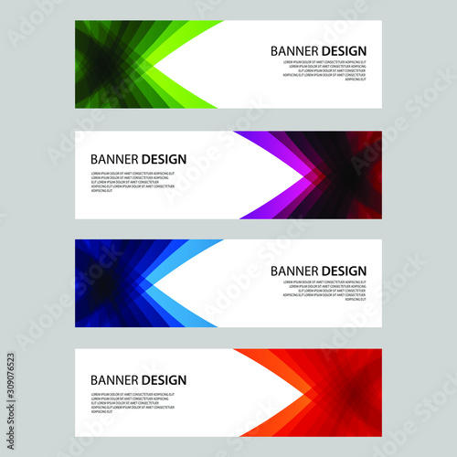 Vector Abstract design banner web template