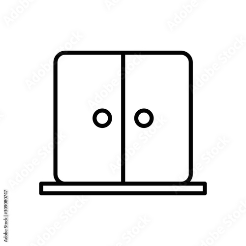 house door entrance isolated icon