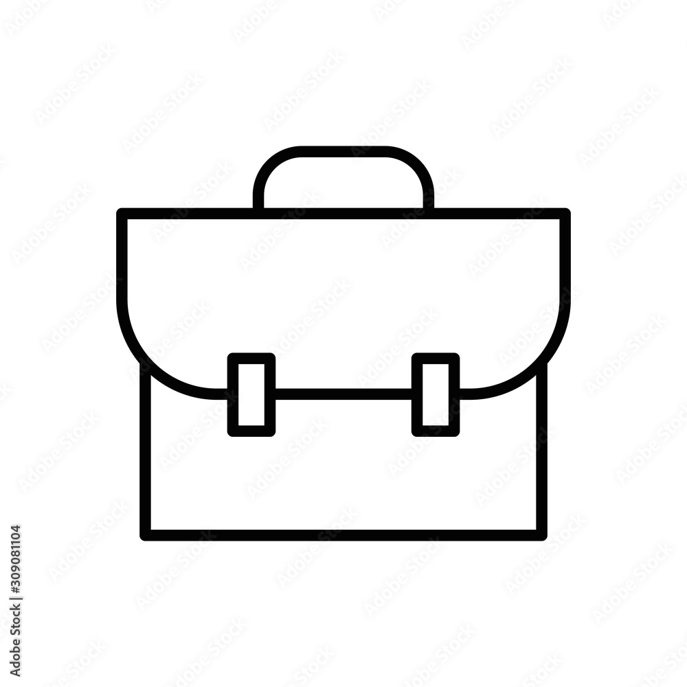 portfolio briefcase documents isolated icon portfolio briefcase documents isolated icon