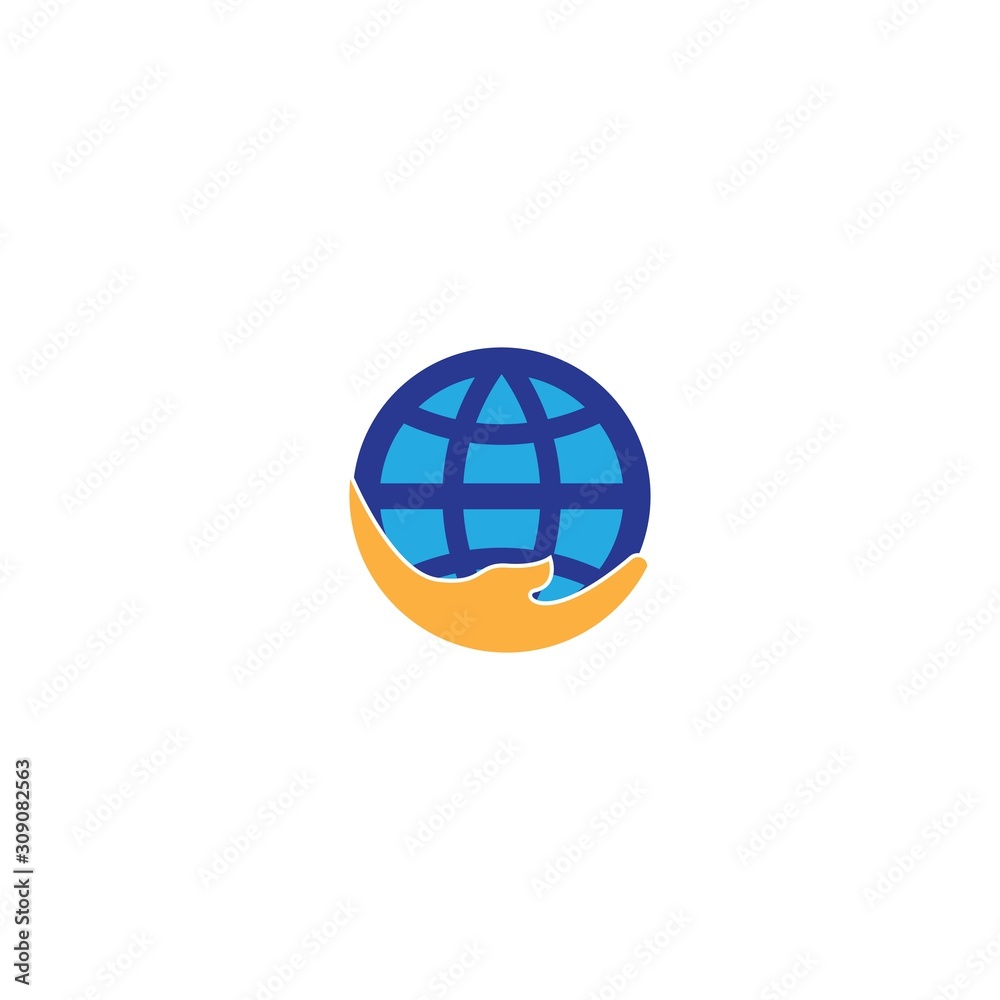 Global logo template vector icon design Global logo template vector icon design