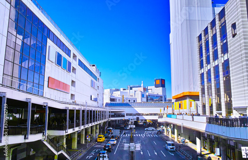 東京都町田市の町田駅前の風景