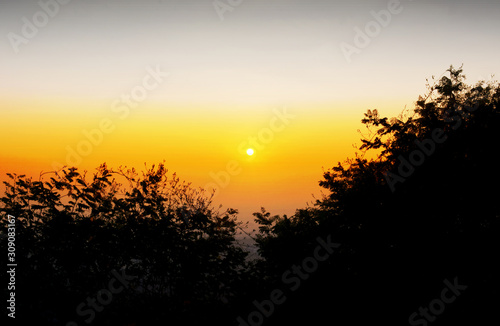 Landscape photo of sunrise 