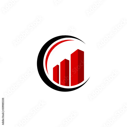 business finance logo design vector