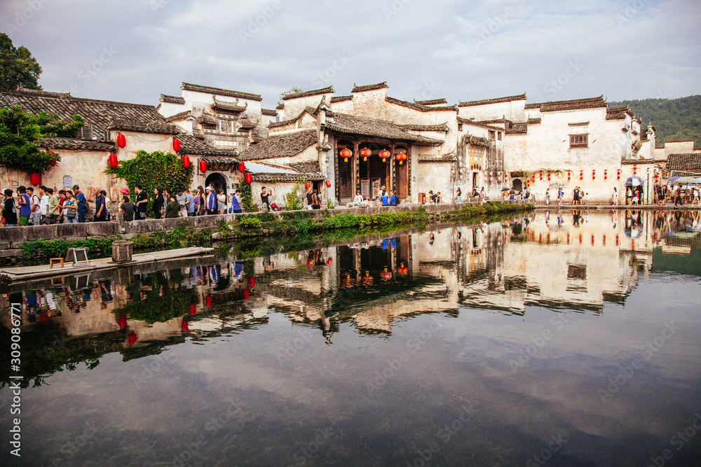 Hongcun Village, Huizhou ancient village, Anhui, China