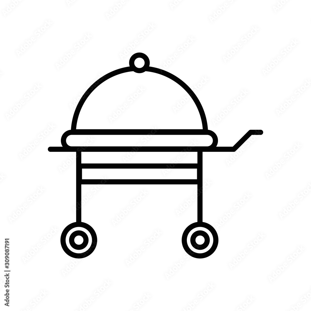 grill oven appliance isolated icon