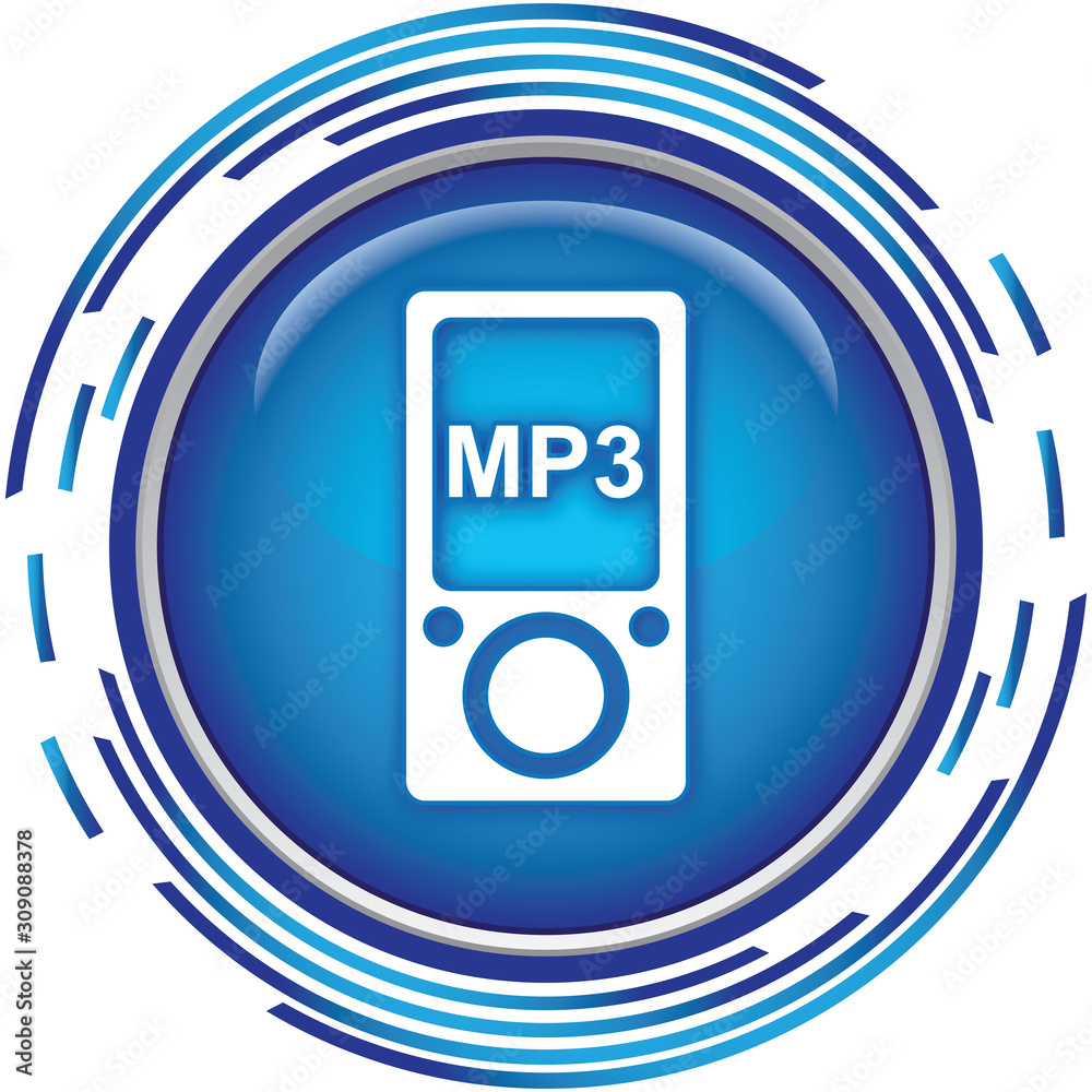 mp3 player icon Stock Illustration | Adobe Stock