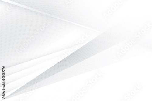Abstract geometric white and gray color background. Vector, illustration.	