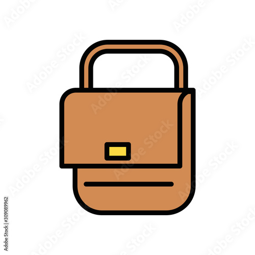 postal service handbag isolated icon