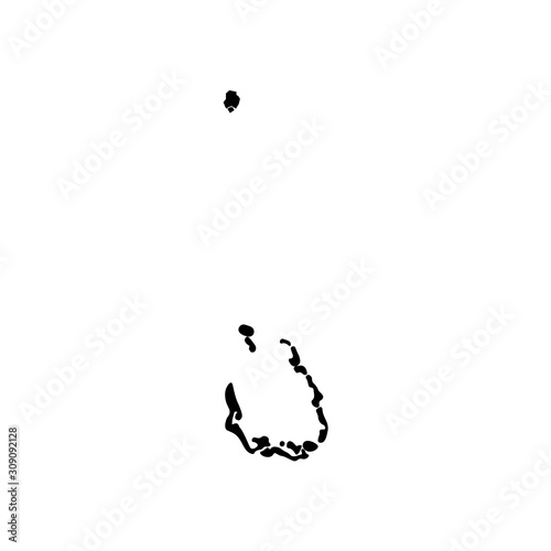 Cocos (Keeling) Islands Map Sign