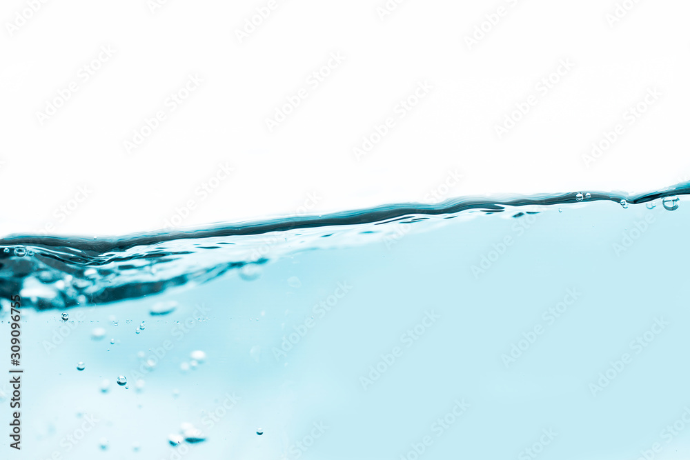 Water droplets moving in waves Water droplets moving in waves