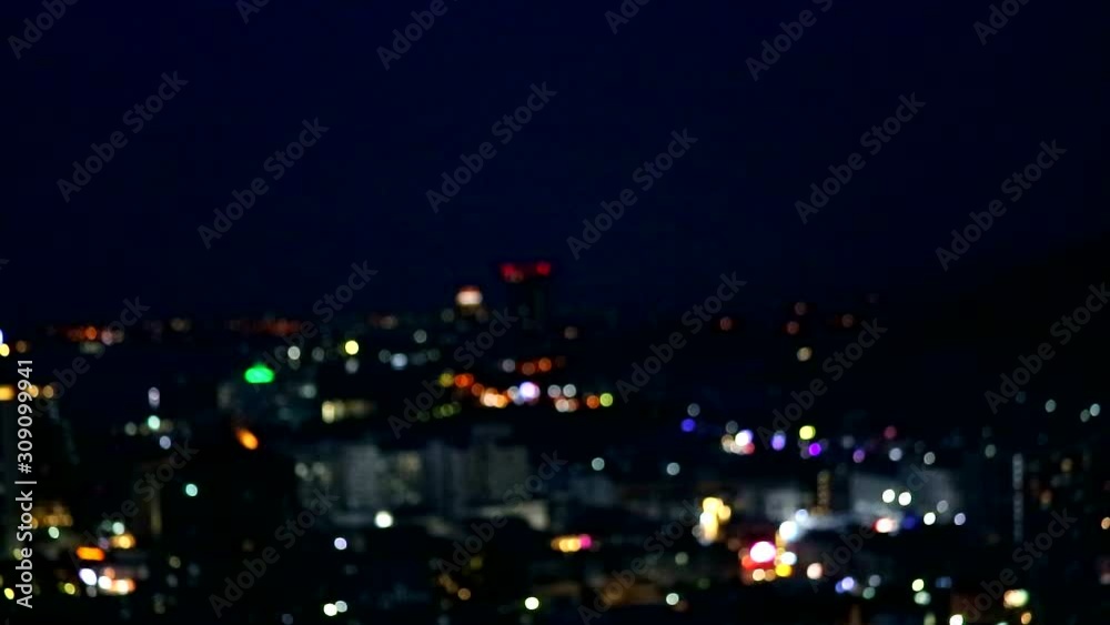 blurred colorful rainbow light of city and Fishing village2 blurred colorful rainbow light of city and Fishing village2