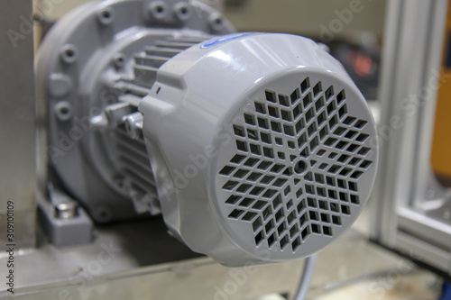ventilation cover of the electric motor.