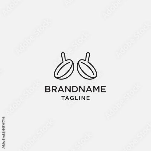 frying pan icon, food cooked linear sign isolated on white background - vector illustration