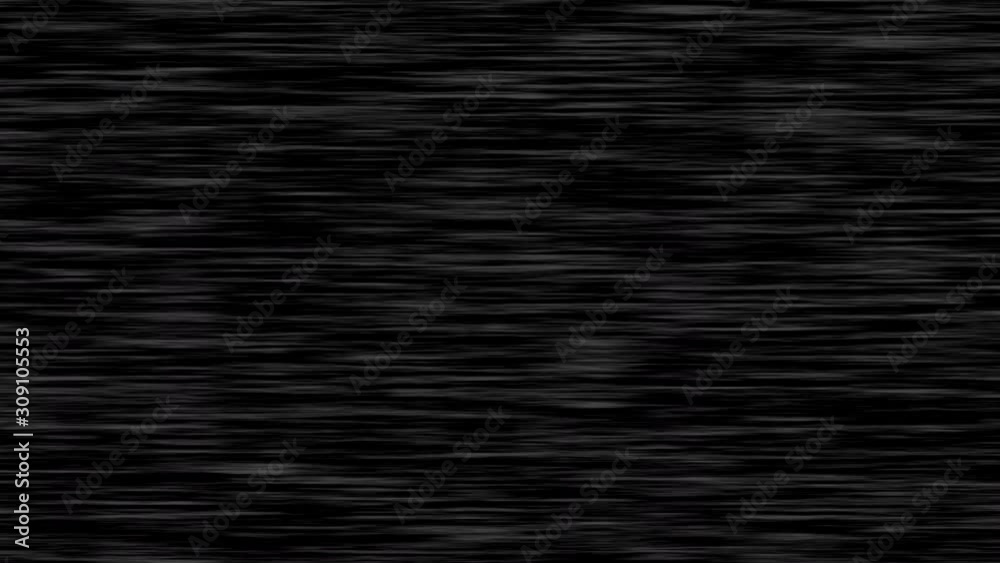 Horizontal distortion of broken video image on black background, VHS ...