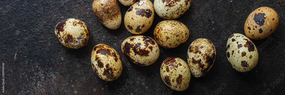 quail eggs (tasty fresh, vitamins) menu concept. food background. top view. copy space quail eggs (tasty fresh, vitamins) menu concept. food background. top view. copy space