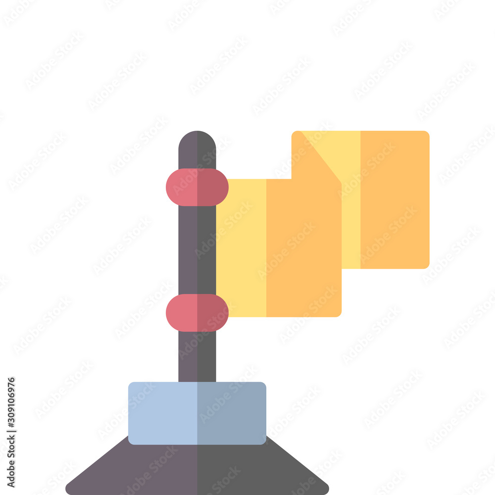 Icon flag in flat style. vector illustration and editable stroke. Isolated on white background. Icon flag in flat style. vector illustration and editable stroke. Isolated on white background.