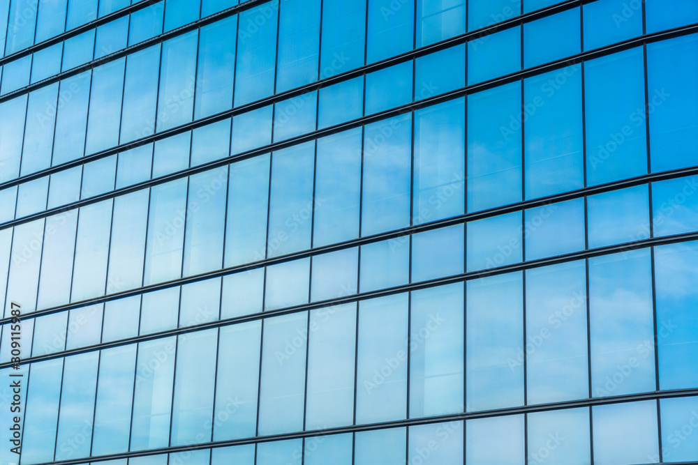 Modern architecture tone close Up in blue tone. Modern architecture tone close Up in blue tone.