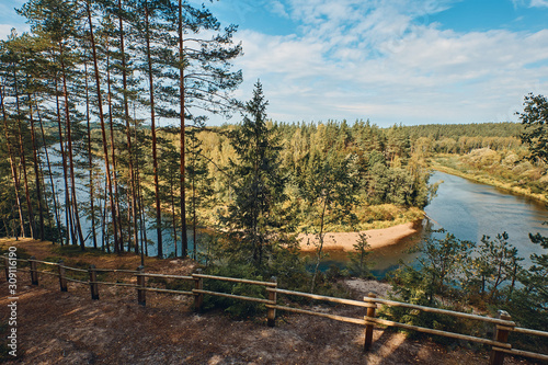The Landscape Around Guaja National Park, Latvia