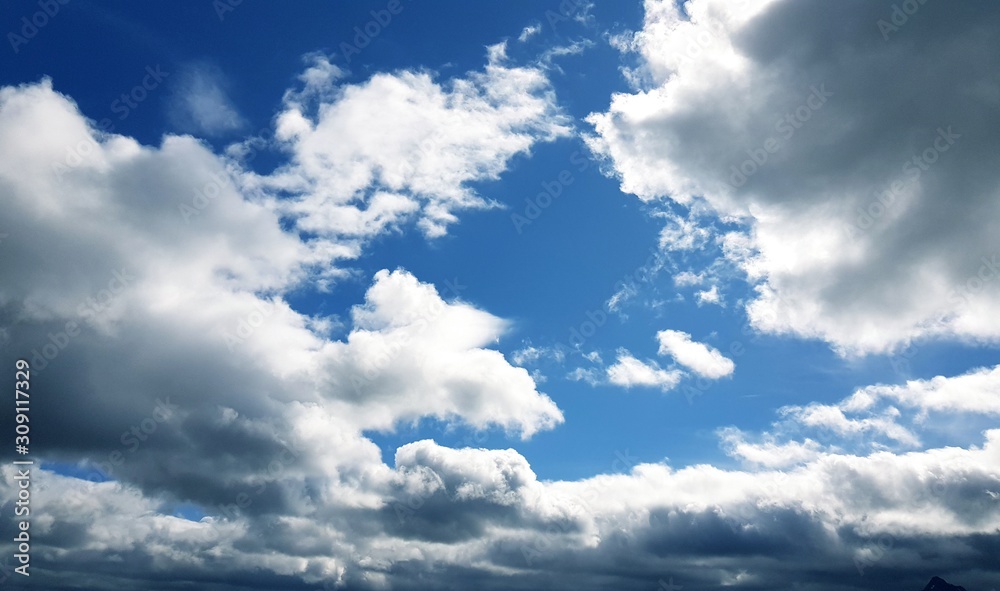 Fototapeta premium blue sky with clouds