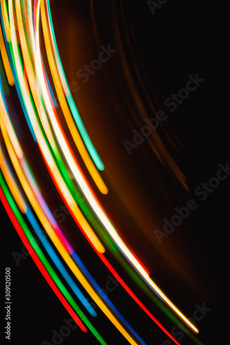 Night lights of the city