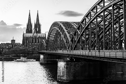 Cologne in monotone