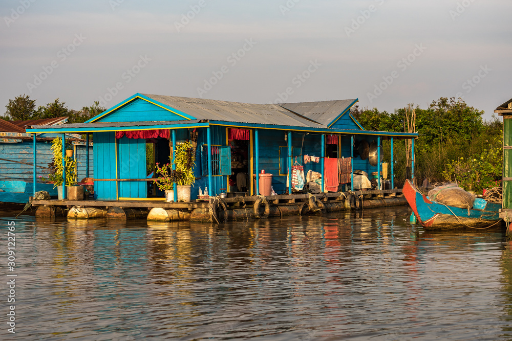 Floating village, Cambodia, Tonle Sap, Koh Rong island. Floating village, Cambodia, Tonle Sap, Koh Rong island.