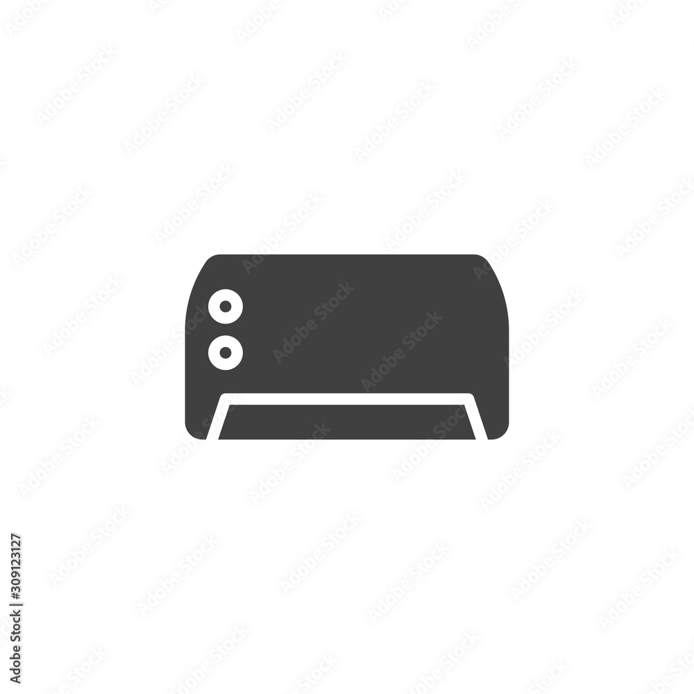 Air conditioner vector icon. filled flat sign for mobile concept and web design. AC, split system glyph icon. Symbol, logo illustration. Vector graphics Air conditioner vector icon. filled flat sign for mobile concept and web design. AC, split system glyph icon. Symbol, logo illustration. Vector graphics