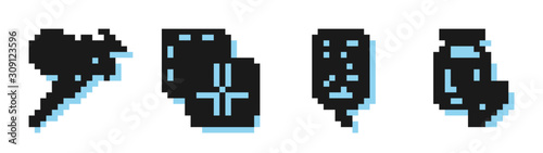 Set line IV bag, Medical syringe with needle, Pills in blister pack and Medicine bottle and pills icon. Vector