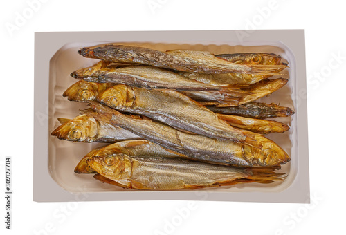 smoked fish in packaging