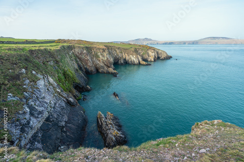 Pembrokeshire National Park Coastline, St. Davids.