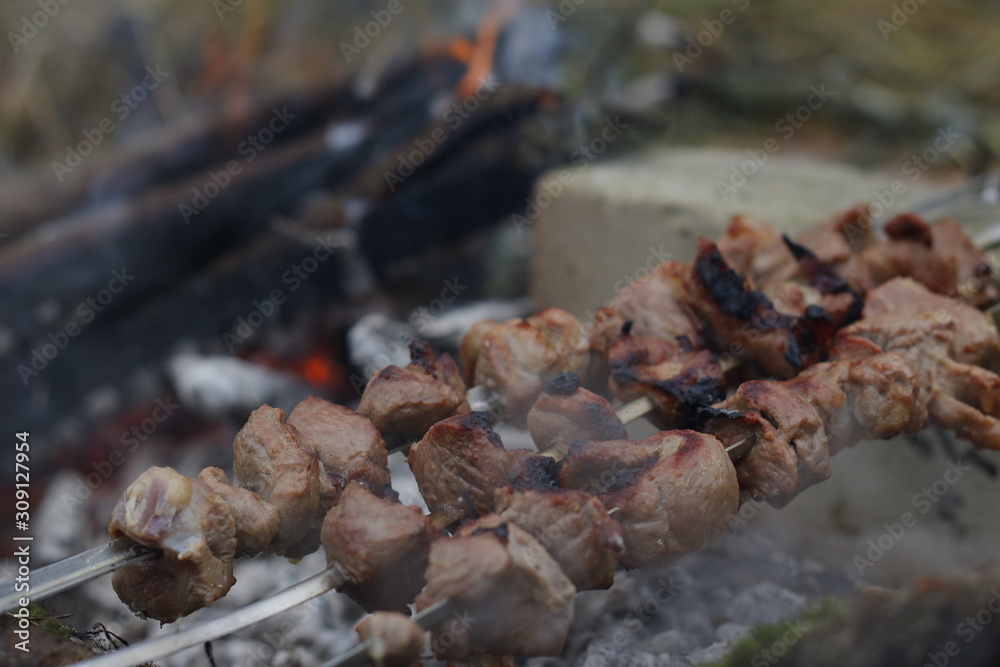 meat on grill meat on grill