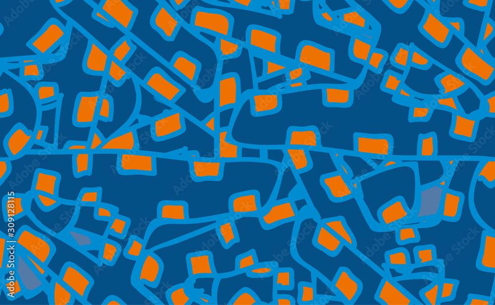 Obraz premium Abstract seamless multicolor vector background