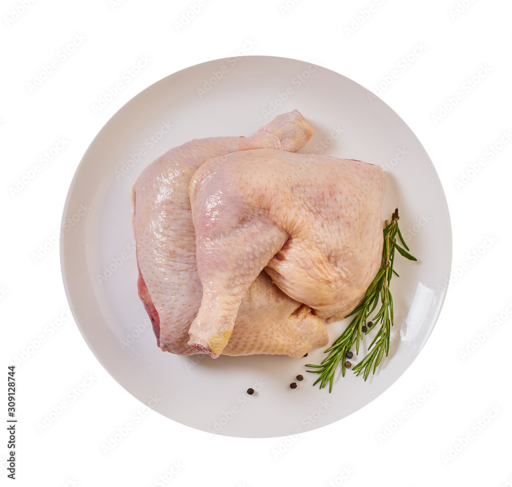  raw meat, chicken leg