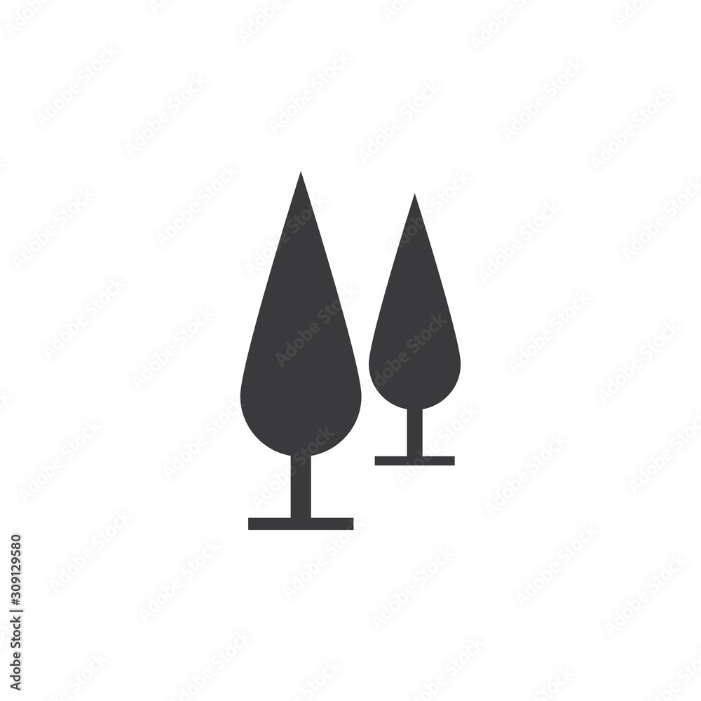 Tree line icon Vector Illustration design Logo Tree line icon Vector Illustration design Logo