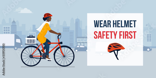 Wear helmet for your safety