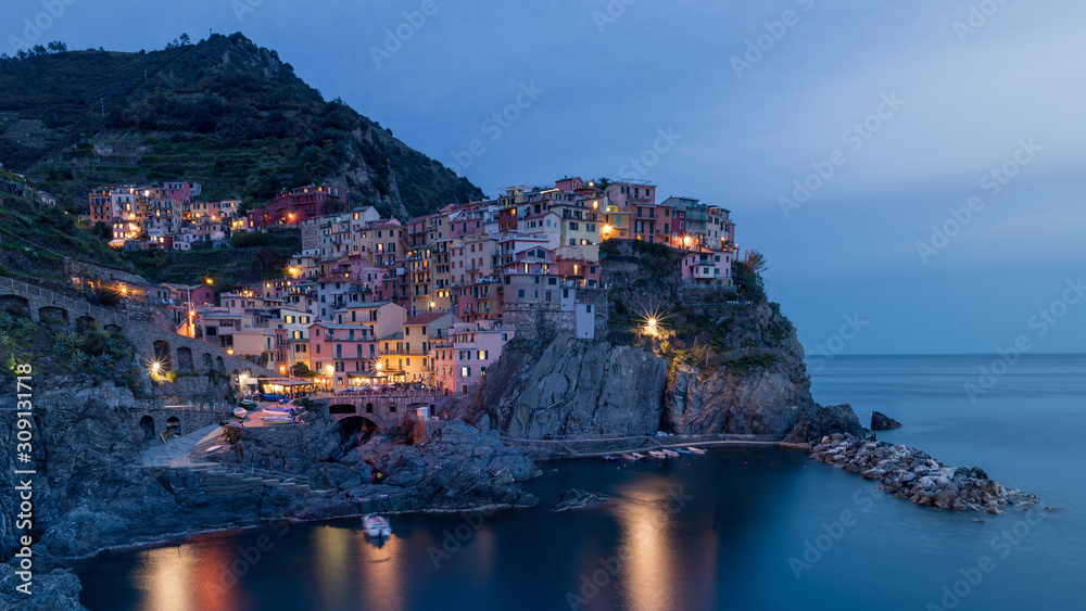 Italy cliffside towns