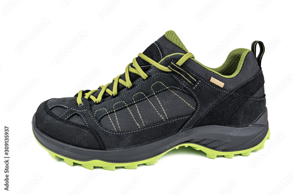 hiking sport shoe on white Stock Photo Adobe Stock
