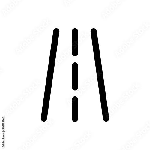 street icon with line style