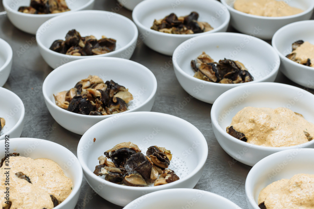 porcini mushroom dish ready to serve porcini mushroom dish ready to serve