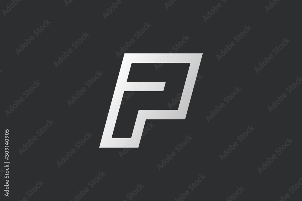 Abstract Initial Letter F and P Logo. Flat Vector Logo Design Template Element Abstract Initial Letter F and P Logo. Flat Vector Logo Design Template Element