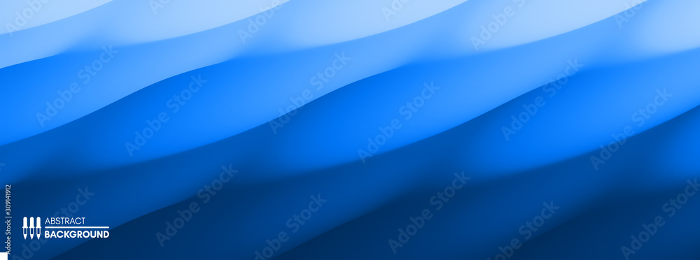 Water surface. Blue abstract background. Vector illustration for design.