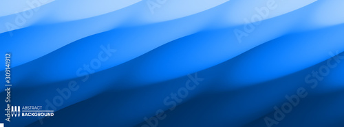 Water surface. Blue abstract background. Vector illustration for design.
