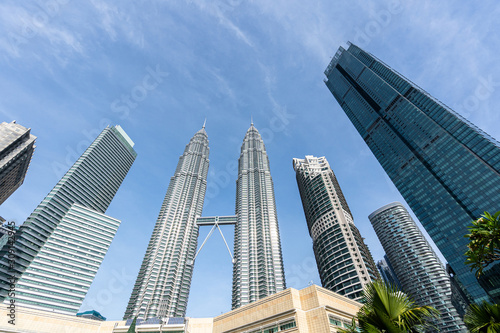 Photography city skyline in kuala lumpur