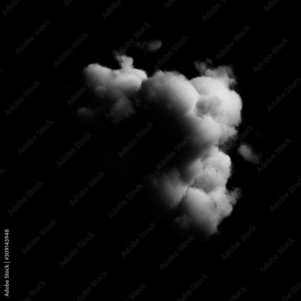 Cloud isolated, steam, smoke. 3d illustration, 3d rendering. Cloud isolated, steam, smoke. 3d illustration, 3d rendering.