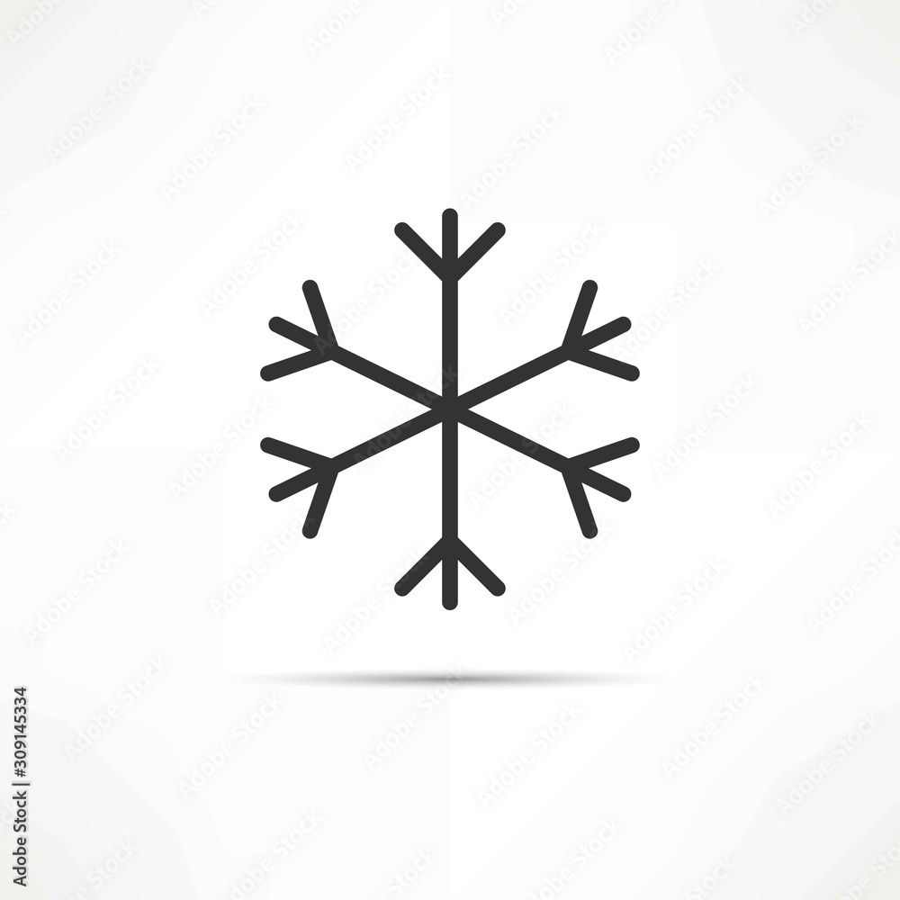 Snowflake Icon vector. lorem ipsum Flat Design JPG Snowflake Icon vector. lorem ipsum Flat Design JPG