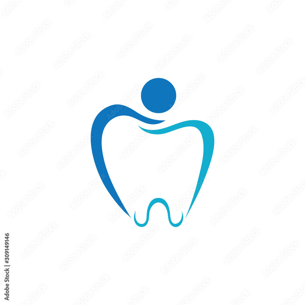 DENTAL LOGO VECTOR ILUSTRATION TEMPLATE. DENTAL LOGO VECTOR ILUSTRATION TEMPLATE.