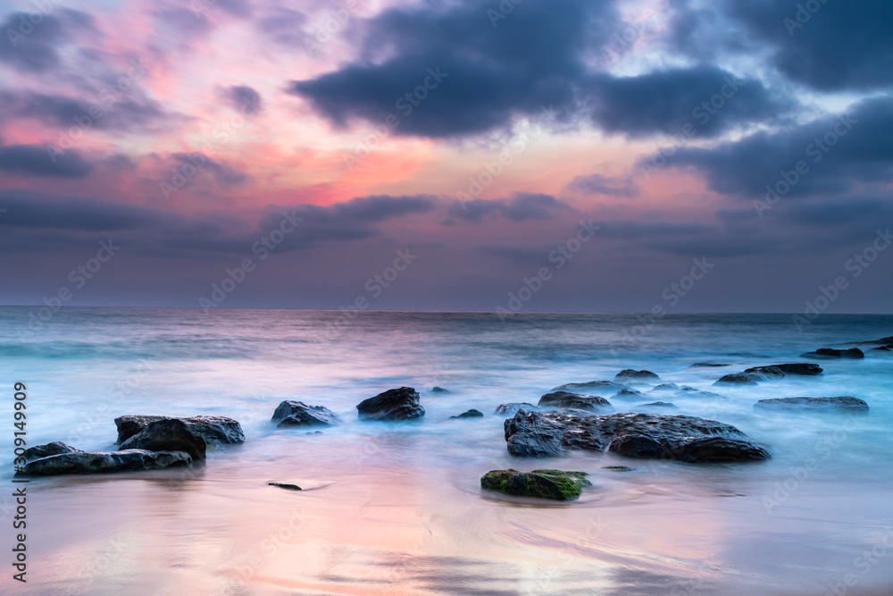 Naklejka premium Summer Sunrise Colours Up