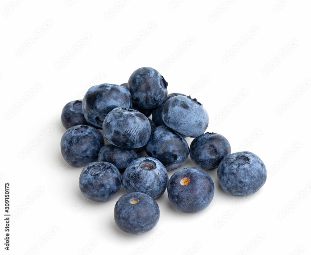 blueberries isolated on white background blueberries isolated on white background