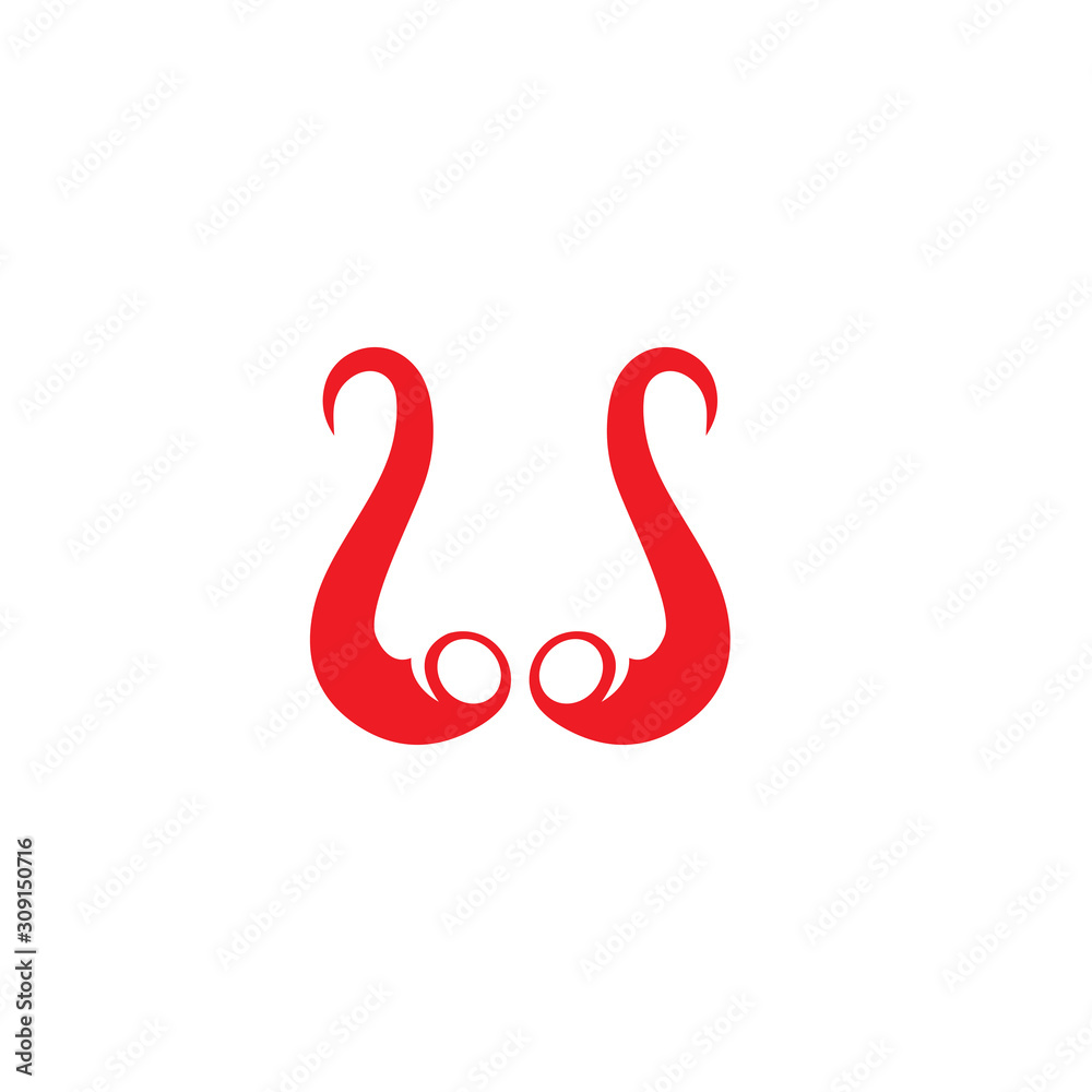 devil horn logo vector template devil horn logo vector template